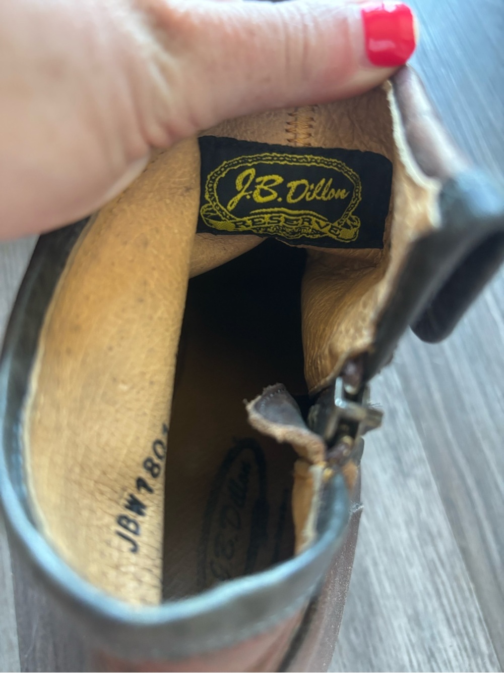 JB Dillion Leather Boot - Picture 7 of 8